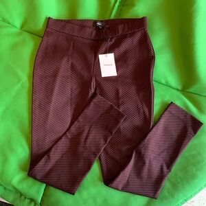 Red & Black Leggings by Theory